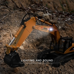WL oyuncaklar 16800 1:16 2.4 GHz alaşım Model oyuncak elektrikli simülasyon ekskavatör makinesi ve kamyon oyuncak modeli uzaktan kumanda - Product Image 3
