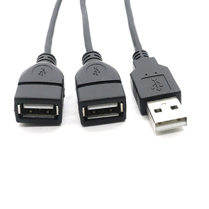 USB 2.0ケーブルチップ付きUSBスプリッター1インチ2インチダブルUSB充電データ伝送拡張ケーブル - Product Image 5