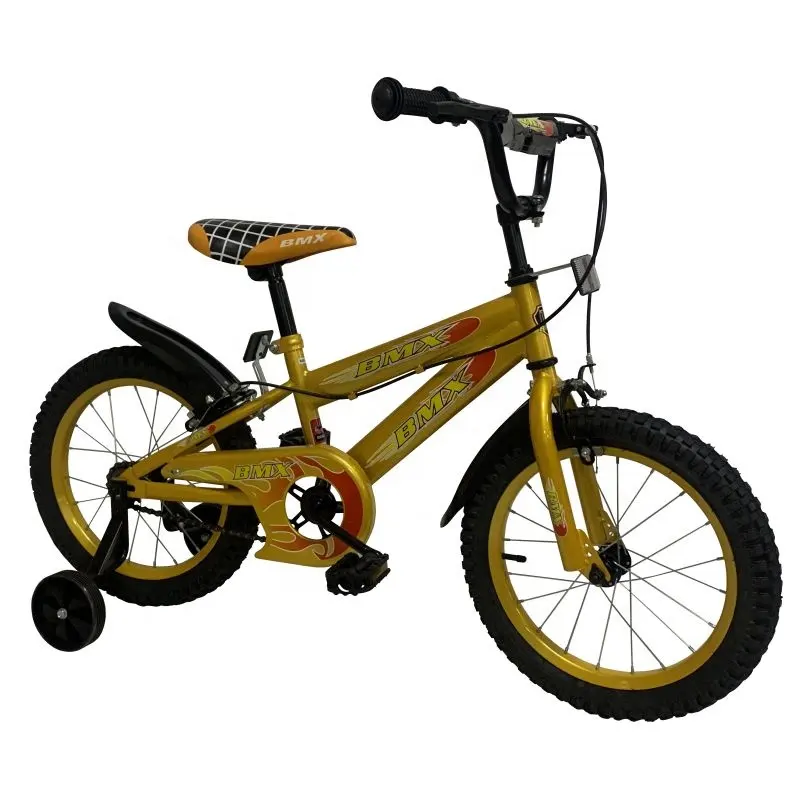 Bicicleta para niños con cuadro BMX de 16 pulgadas Flourishs con fabricante de color popular con neumático de aire para niñas y niños