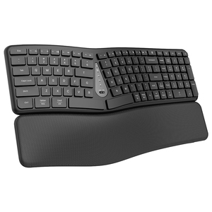 TMICE T3 Silent Split <strong>Keyboard</strong> with Wrist Rest Office <strong>Computer</strong> Mute Wireless Membrane <strong>Keyboard</strong> Ergonomic <strong>Keyboard</strong> with Palm Rest - Product Image 2