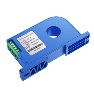 AC 0-100A 0-200A 0-300A a 4-20mA 0-10V 0-5V RS485 uscita trasmettitore di corrente Hall 0-600A 20mm foro AC sensore di segnale di corrente