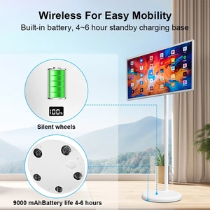新しいトレンド27インチWifiIPTVポータブルタッチスクリーンタブレットテレビスマートテレビ4Kスクリーンとカメラ付きLCDTVS