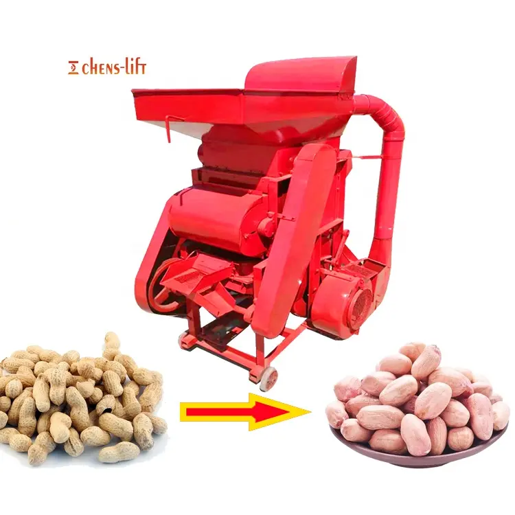 Triturador para máquinas de descascar, triturador para porcas de chão, agrícola manual, máquina de descascar