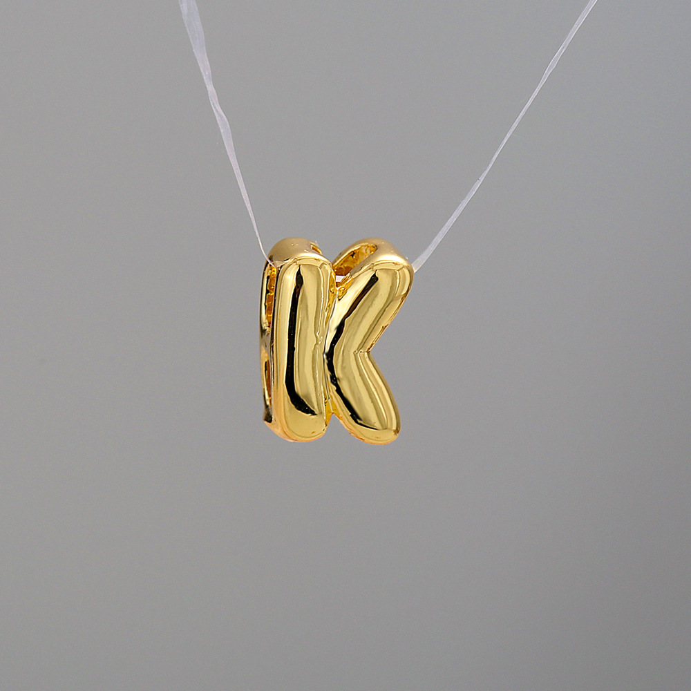 Gold-K(Single Pendant No Necklace)
