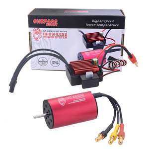Aşmak KK su geçirmez sistemi 2440 fırçasız Motor w/ 35A ESC 1/16 1/18 HSP Tamiya eksenel RC arabalar Model - Product Image 6