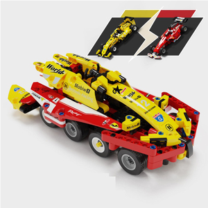 キッズビルディングブロックおもちゃ<span class=keywords><strong>F1</strong></span>スポーツカーモデルおもちゃの車8Pで引き戻す
