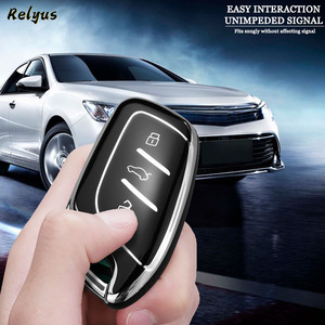 Yumuşak TPU araba uzaktan anahtar kılıfı kabuk Roewe RX5 i6 i5 RX3 RX8 ERX5 MG ZS EV MG6 EZS HS EHS koruyucu Fob aksesuarları - Product Image 6