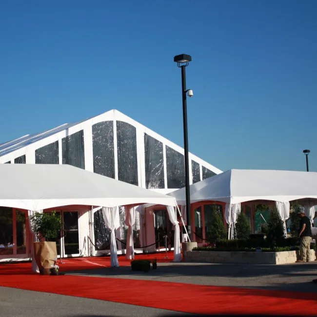 Di Vendita caldo del PVC rivestito incatramata del vinile tessuto per il noleggio evento tenda