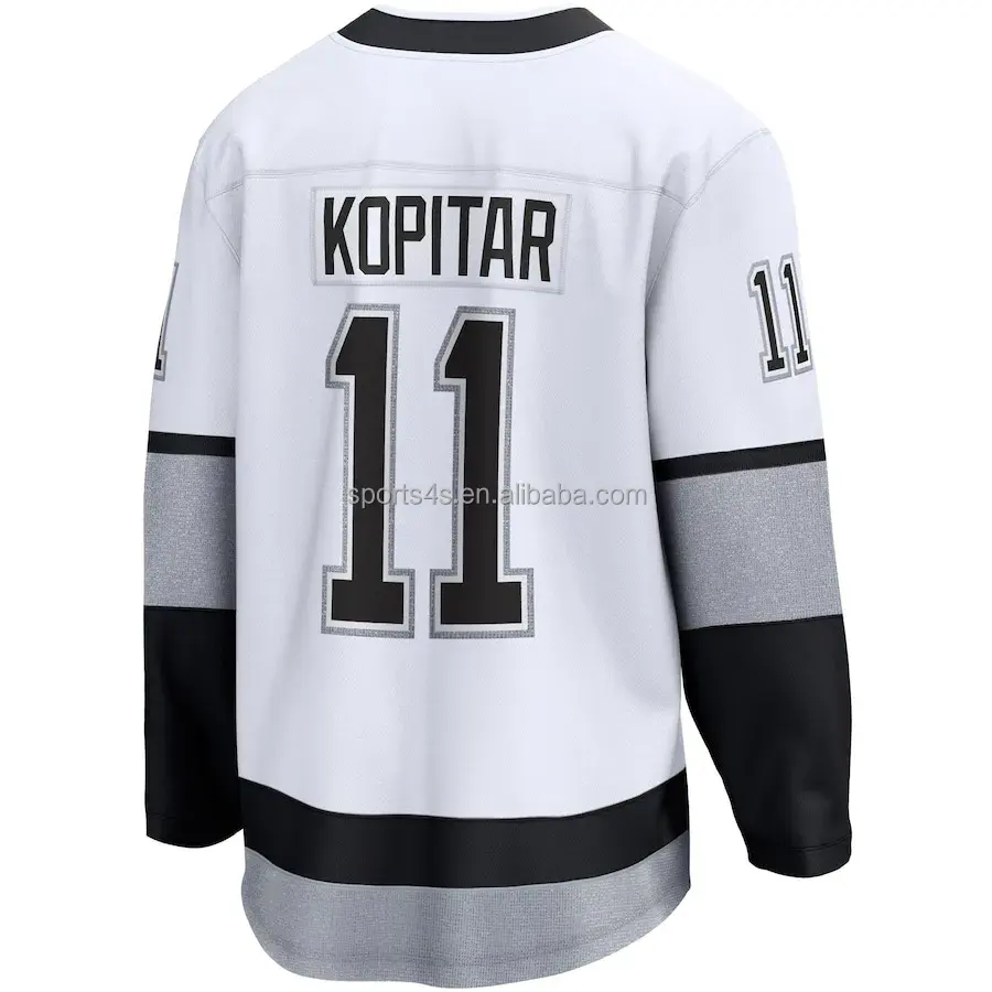 All'ingrosso maglia da Hockey su misura da uomo cucita USA uniforme da Hockey su ghiaccio 11 Kopitar 99 Gretzky