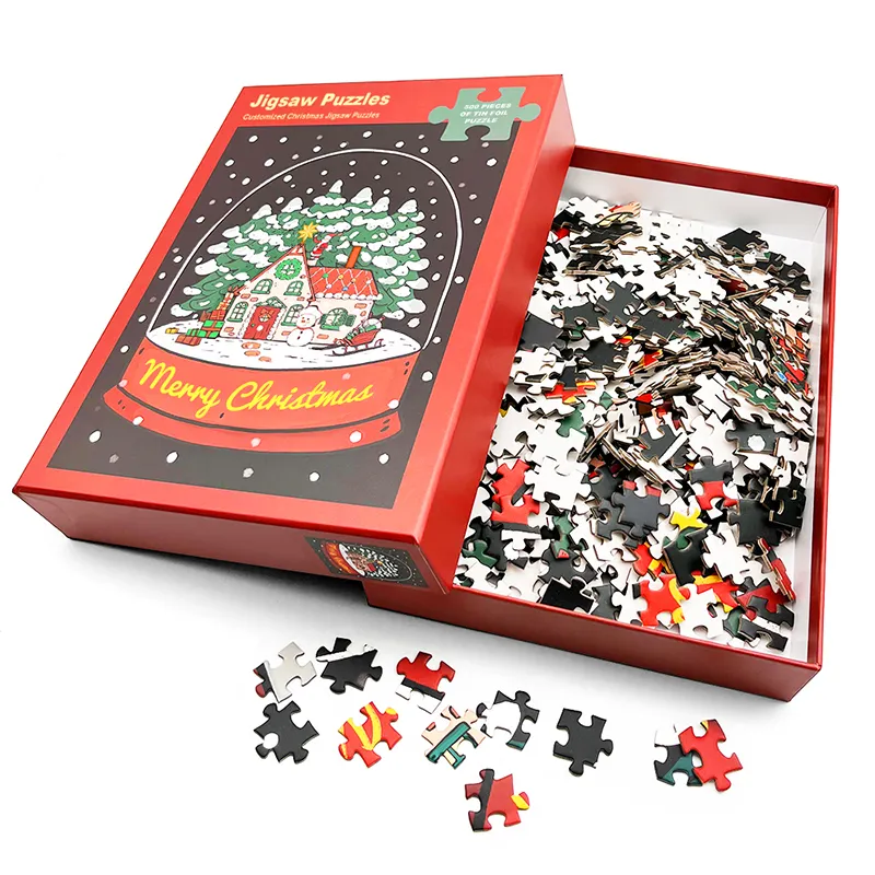 Sengfutong jigsaw puzzle produttori all'ingrosso puzzle personalizzato in lamina di jTin di natale