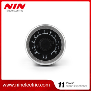 Nin r1k ohm 22mm potenciômetro rotativo, inversor de pote, conversor de velocidade variável de resistência, interruptor de potenciômetro