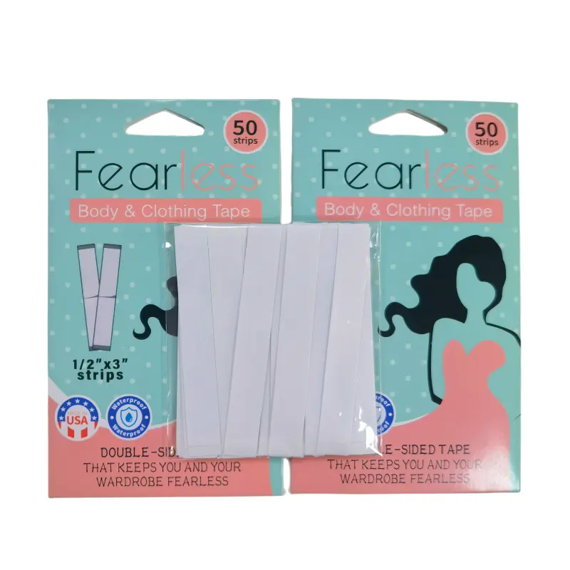 Body Fashion Women Fearless เครื่องแต่งกายสองด้านเสื้อผ้าเทปสำหรับเสื้อผ้าแฟชั่นเสื้อผ้าและร่างกาย