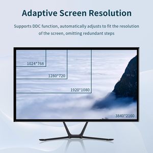 HDMI USB KVM交换机2端口盒USB和HDMI交换机，用于2台计算机共享键盘鼠标打印机和一台高清显示器