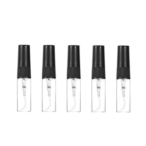HBC工場直送2ML 3ML 5ML 10ML透明テスターサンプルチューブガラス香水バイアルプラスチックふた付き - Product Image 4