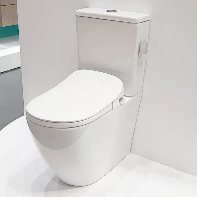 Duas peças wc dual flush tanque banheiros assento inteligente gravidade water closet para vaso sanitário jatos wc inodoro sanitário cerâmica toilettes