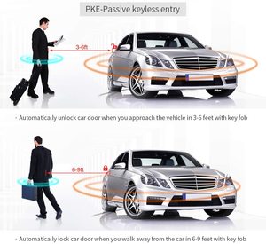 Easyguard ec002-ni PKEエンジンスタートストップシステムリモートスタート車ショック警告車アラームNFCロックロック解除 - Product Image 5