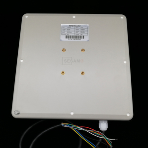 Lector RFID UHF de largo alcance de 4-6m, sistema de Control de acceso de estacionamiento, relé RS232 WG, antena UHF TCP/IP, plástico ABS, 860-960MHz, USB WIFI