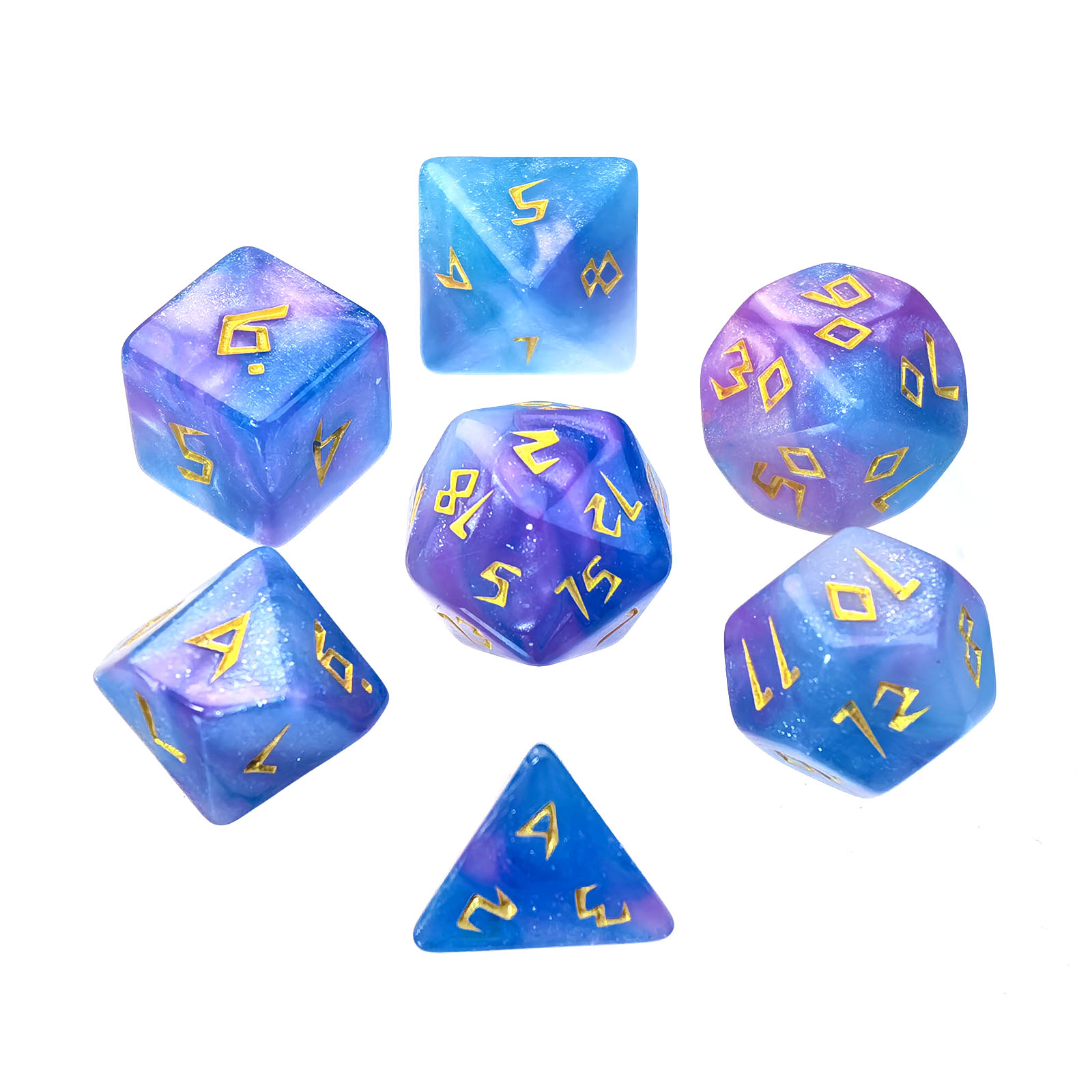 bleu violet blanc