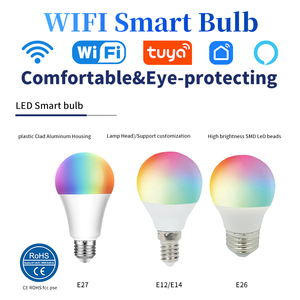 10W E27スマートRGB LED電球ランプSMD光源付きAlexaとGoogleスマートホーム対応 - Product Image 3