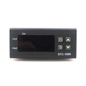 Termostato Digital con pantalla LCD de STC-1000, Control de temperatura, termómetro, controlador térmico con Sensor NTC, CA 110-220V, 10A