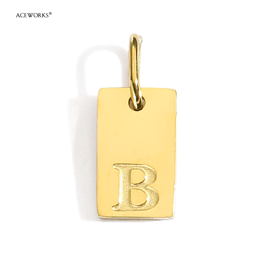 Etiqueta colgante Letra-B (1 cm * 0,6 cm)