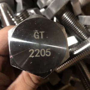 <span class=keywords><strong>2205</strong></span> thép song công s32205/<span class=keywords><strong>F60</strong></span> s31803 32750 32760 M10 M14 M16 M20 M26 M28 M32 M34 M38 M40 M50 M60 M70 M80 bu lông lục giác có đai ốc - Product Image 4