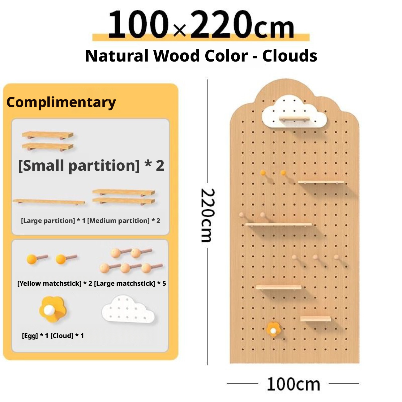 Color madera natural 110*220