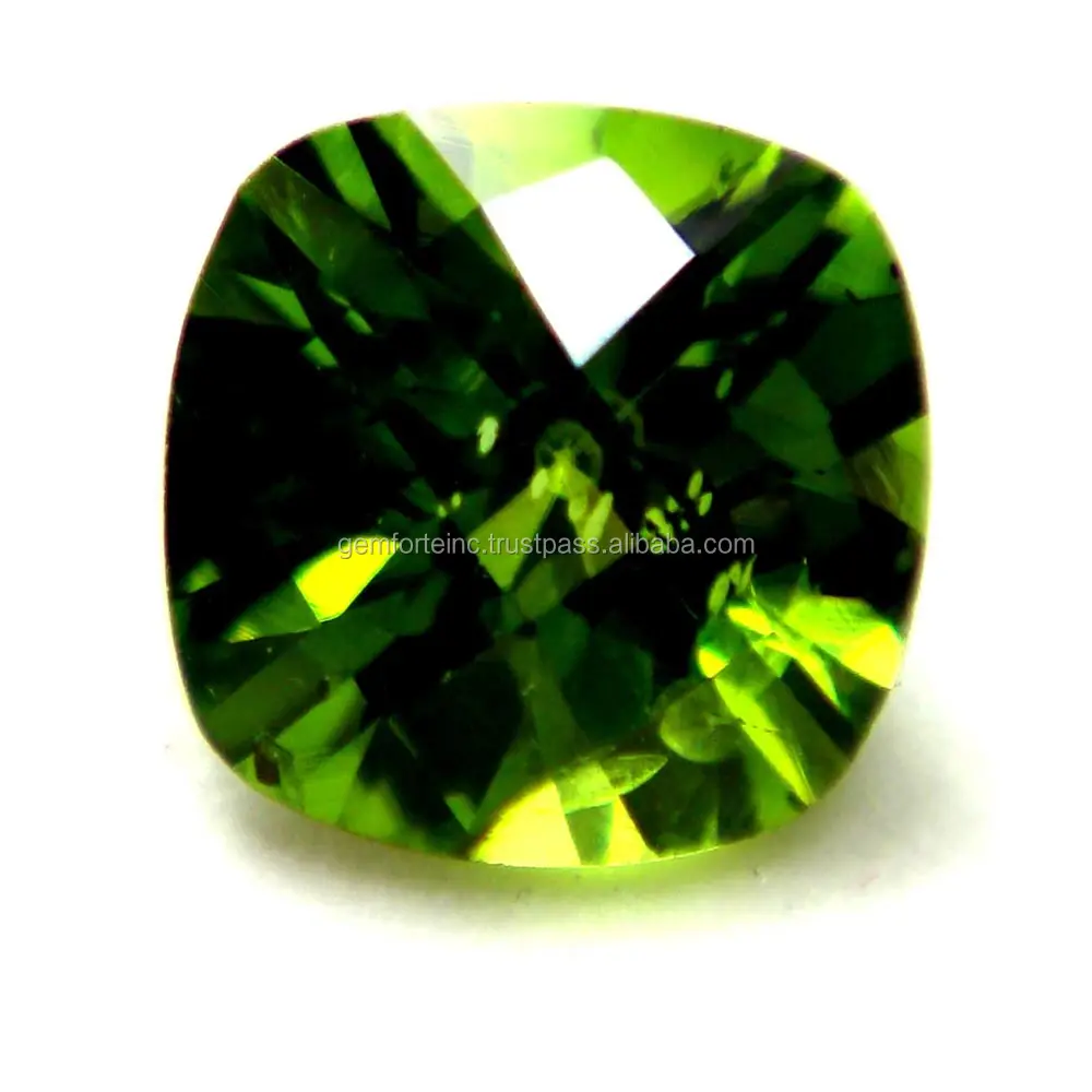 Peridoto-cojín redondo de Color verde Natural, joyería hecha a mano de forma mixta, piedra de peridoto suelto de grado AAA, el mejor precio al por mayor