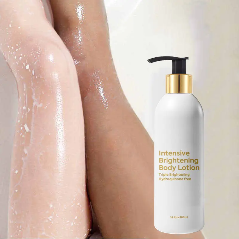 Private Label Koreaanse Natuurlijke Hydraterende Black Skin Lightening Whitening Body Lotion