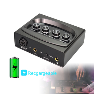 スタジオ録音機器はマイクセット付きサウンドカードミキサーオーディオインターフェイスを使用 - Product Image 5