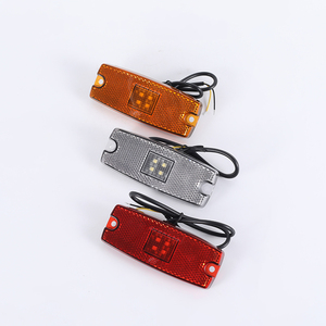 Dot emark ไฟส่องทางด้านข้างสำหรับรถพ่วง10-30V พร้อมตัวสะท้อนแสง LED รถพ่วงไฟสะท้อนด้านข้าง - Product Image 1