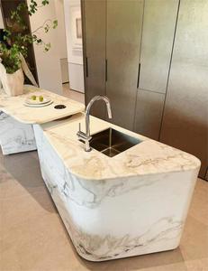 家の装飾のためのデザイナーのお気に入りの自然DOVER WHITE MARBLE。