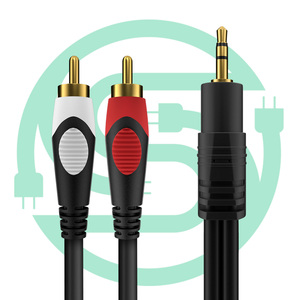 Cable de audio estéreo para teléfono móvil y pc, conector aux de 30m y 3,5mm a 2 * rca, mp3, auriculares para videojuegos - Product Image 5