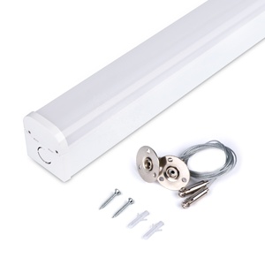 シンゲル無料サンプル4ft 8ftリンク可能LEDリニアストリップバッテンライトショップライトチューブフィクチャーCCT電源チューブフィクスチャーDlcリスト - Product Image 5