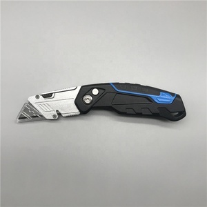 Hợp Kim Nhôm Retractable Tiện Ích An Toàn Heavy Duty Tiện Ích Dao <span class=keywords><strong>Cutter</strong></span> Set Với 3 Cái Thay Thế T Phong Cách Blade - Product Image 2