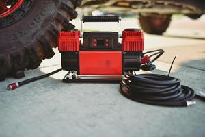 เครื่องอัดอากาศแบบถังคู่ดิจิตอล HF-102-15C-plus 12V สำหรับงานหนัก150PSI 300L/นาทีการไหลของอากาศด้วยสาย2.5เมตร - Product Image 3