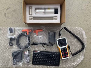 带有60 Mts工作电缆9英寸显示云台无损检测的管道检查设备