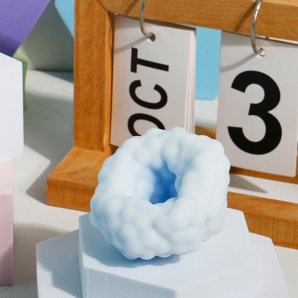 6cm blueberry blue noisy ball-send pumper