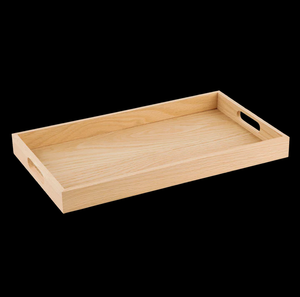 Vassoio in legno di quercia naturale in legno di quercia e legno annidato vassoio rettangolare in rovere bianco - Product Image 5