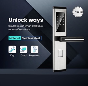 TUYA TTLockアプリカードキースマートドアロックインテリジェントデジタルホテルスマートロックカードパスコードロック解除ホテルロックCerradura Del