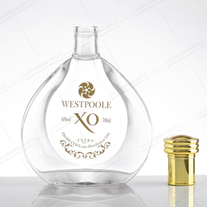 Napoleon xo Brandy 700ml chai phẳng vòng bụng thủy tinh với cao su Stopper dập nóng Cocktail tinh thần bao bì 750ml Công suất - Product Image 3