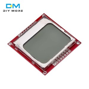 Módulo de pantalla LCD, adaptador de retroiluminación Blanco/azul, PCB 84x48 84x84 para Nokia 5110, pantalla para Arduino