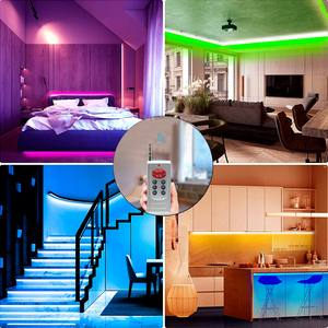 Controlador Led Pwm Rf inalámbrico, 8 teclas, mando a distancia Dc12V 24V 10A * 3 canales Rgb - Product Image 6