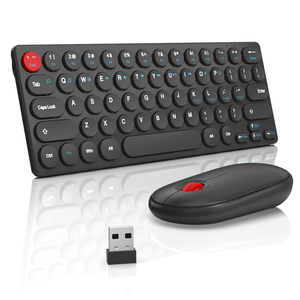 OEM personalizado Delgado Mini teclado para juegos de ordenador y ratón Combo ratón inalámbrico y teclado ergonómico teclado y ratón conjunto
