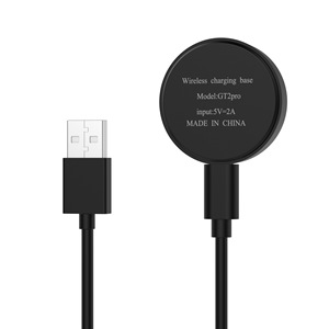 适用于华为手表GT3 GT4手表磁性适配器充电器的新型1m长<span class=keywords><strong>USB</strong></span> A接口无线充电电缆