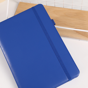 All'ingrosso diario personalizzato A5 con cinturino elastico diario taccuino stampato Logo del marchio blocco Note libro in pelle per Notebook - Product Image 4