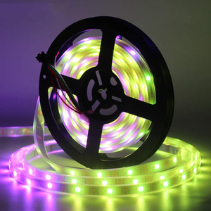 WS2812B 5 В 5050 Smart RGB светодиодные полосы 30 светодиодов 60 светодиодов 144 светодиодов адресуемые индивидуально смарт-пиксель с голосовым управлением медь - Product Image 6
