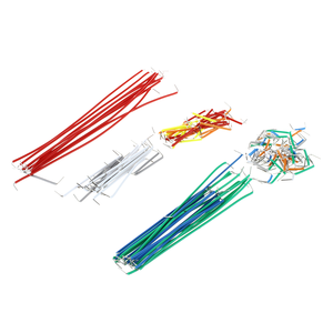 140 Stück U-Form Löt freies Steckbrett-Überbrückungskabel-Kabels atz für Arduino-Schild für Himbeer-Pi-Brot brett Diy Electronic Set