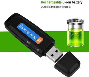 Mini USB registratore vocale digitale ricaricabile registrazione penna unità USB slot per schede MP3 formato registratore USB lettore di schede PQ151 - Product Image 3