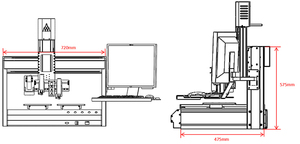 Машина для розлива клея с тремя осями - Product Image 6